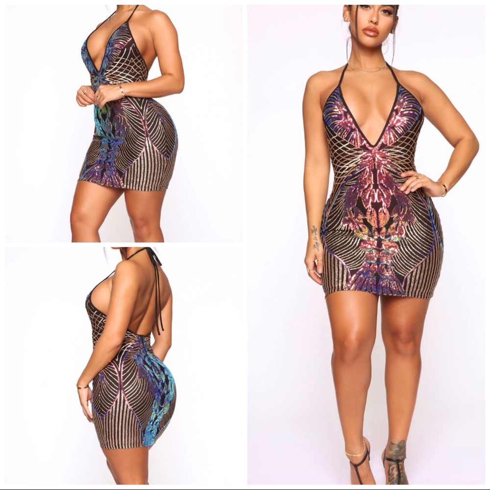 Hot Sequin Mini Dress